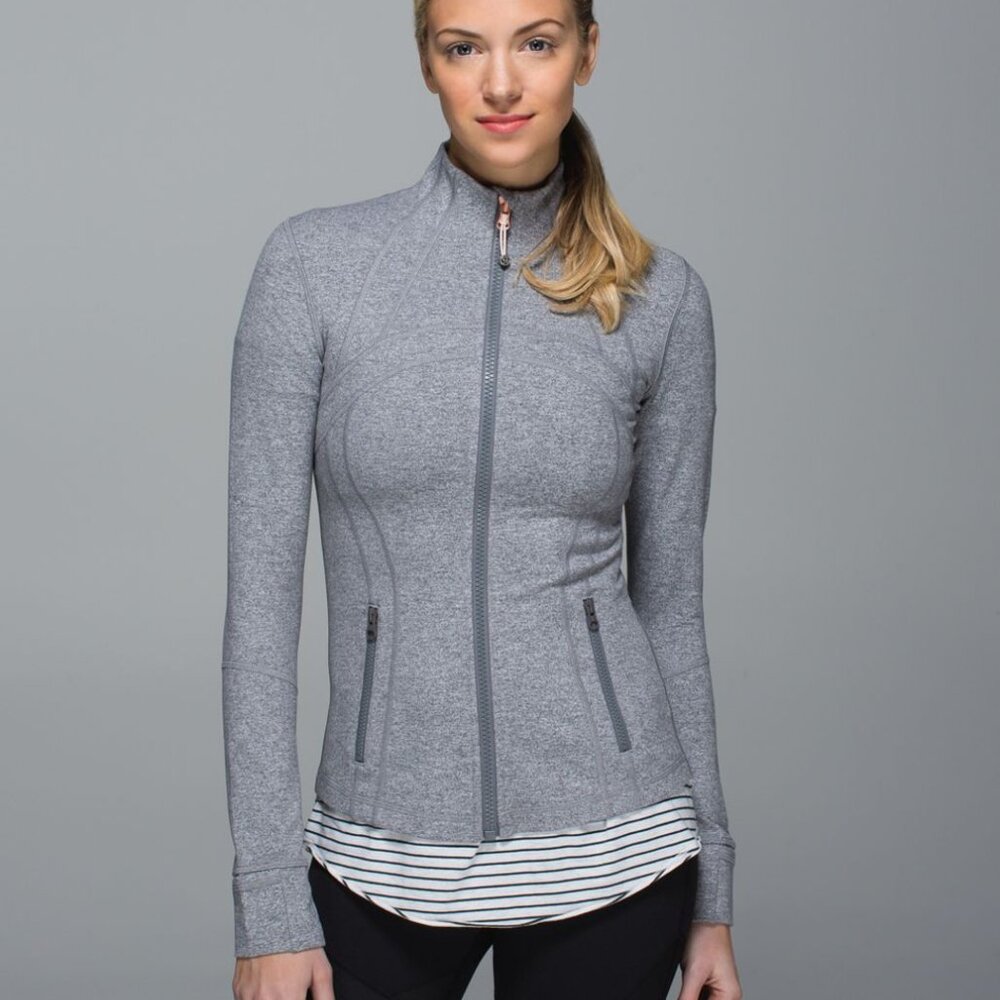 Lululemon Define Jacket - Heathered slate - size 12